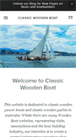 Mobile Screenshot of classicwoodenboat.com.au